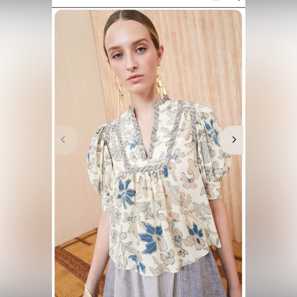 Ulla Johnson Desdra Top - Jasmine size 6